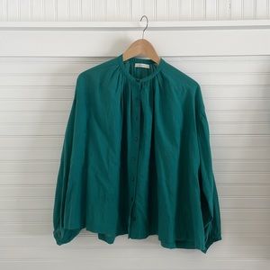 Rare Doen Jane Blouse Teal Small